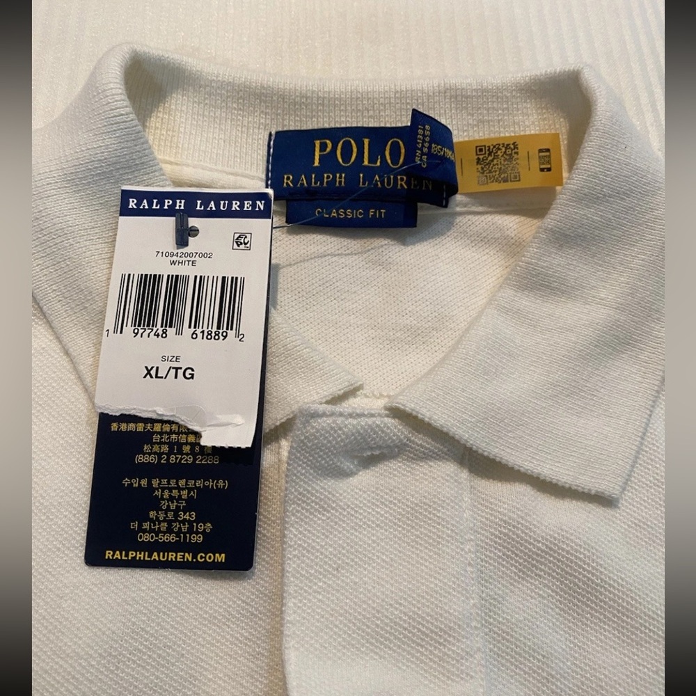 Polo Ralph Lauren Nautical Santiago Yacht Club Mesh Polo Shirt - Picture 8 of 8